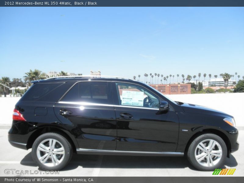 Black / Black 2012 Mercedes-Benz ML 350 4Matic