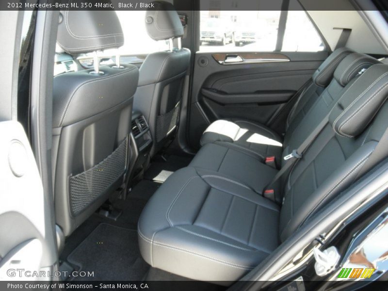 Black / Black 2012 Mercedes-Benz ML 350 4Matic