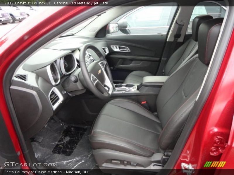 Cardinal Red Metallic / Jet Black 2012 Chevrolet Equinox LT
