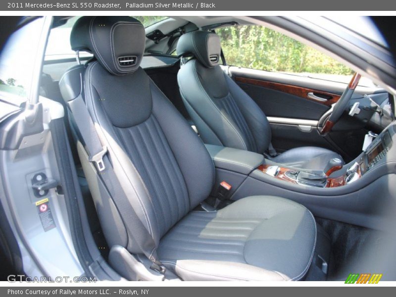 Palladium Silver Metallic / Black 2011 Mercedes-Benz SL 550 Roadster