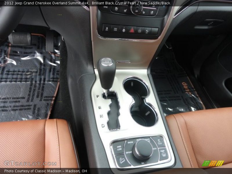 Brilliant Black Crystal Pearl / New Saddle/Black 2012 Jeep Grand Cherokee Overland Summit 4x4