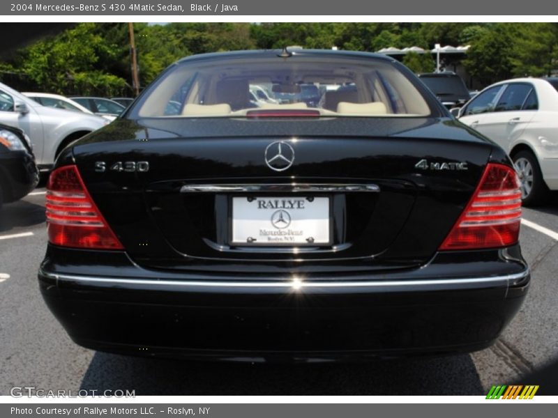 Black / Java 2004 Mercedes-Benz S 430 4Matic Sedan