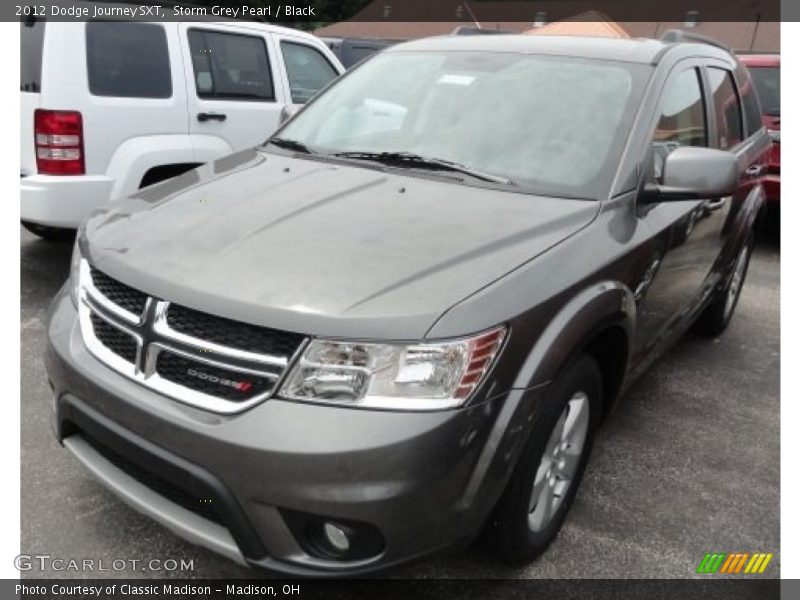 Storm Grey Pearl / Black 2012 Dodge Journey SXT