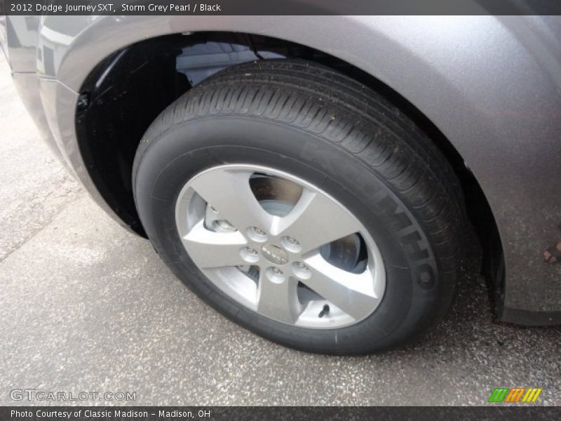 Storm Grey Pearl / Black 2012 Dodge Journey SXT