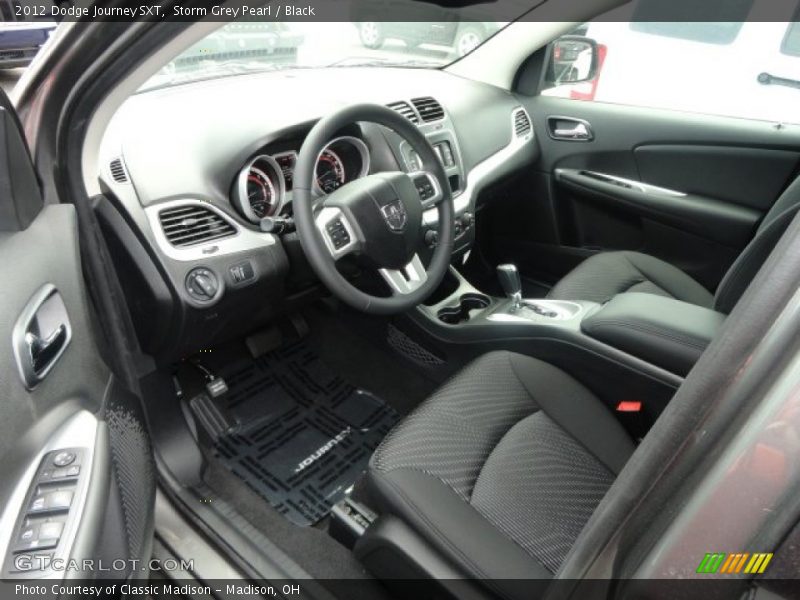 Storm Grey Pearl / Black 2012 Dodge Journey SXT