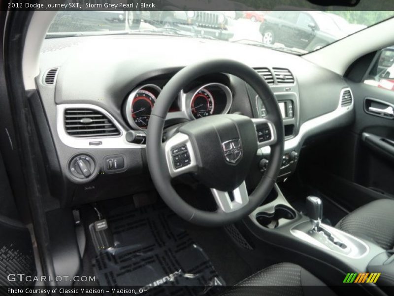 Storm Grey Pearl / Black 2012 Dodge Journey SXT