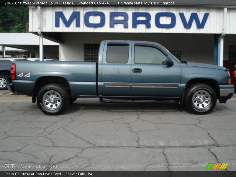 Blue Granite Metallic / Dark Charcoal 2007 Chevrolet Silverado 1500 Classic LS Extended Cab 4x4