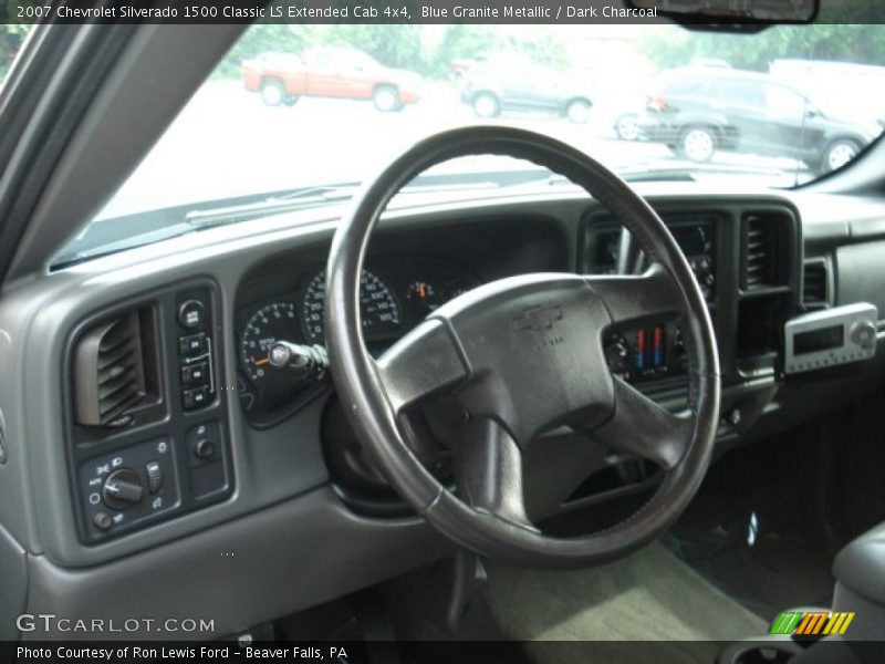 Blue Granite Metallic / Dark Charcoal 2007 Chevrolet Silverado 1500 Classic LS Extended Cab 4x4