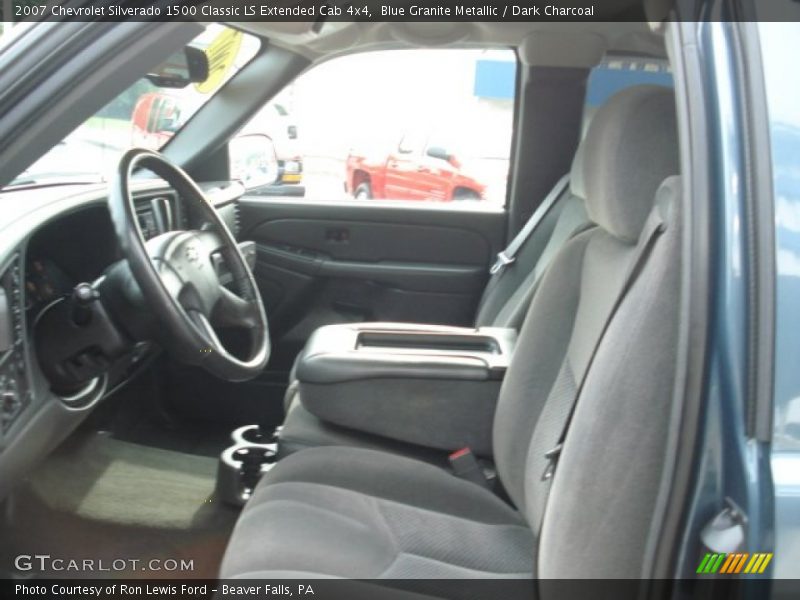 Blue Granite Metallic / Dark Charcoal 2007 Chevrolet Silverado 1500 Classic LS Extended Cab 4x4