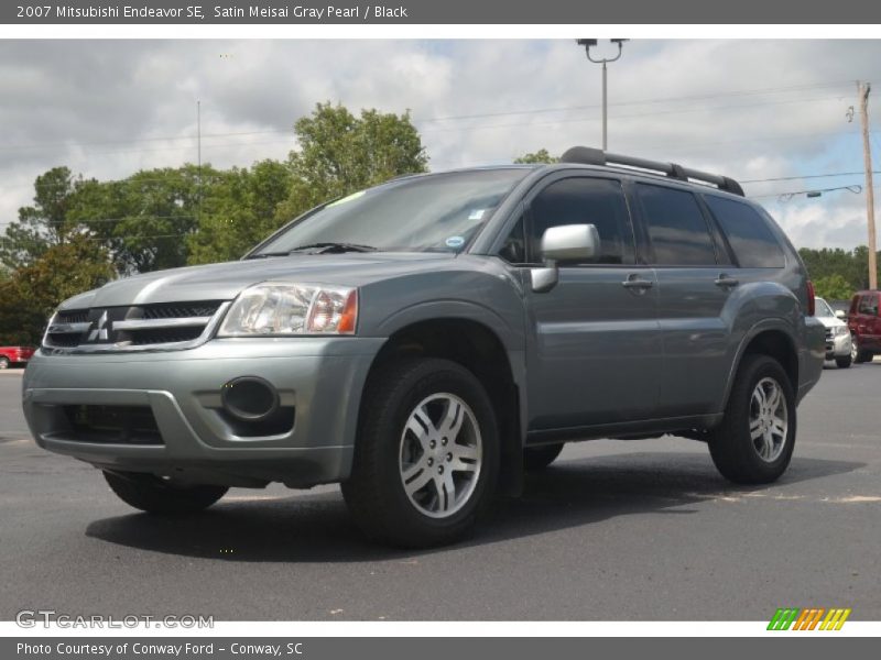 Satin Meisai Gray Pearl / Black 2007 Mitsubishi Endeavor SE