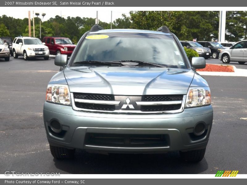 Satin Meisai Gray Pearl / Black 2007 Mitsubishi Endeavor SE