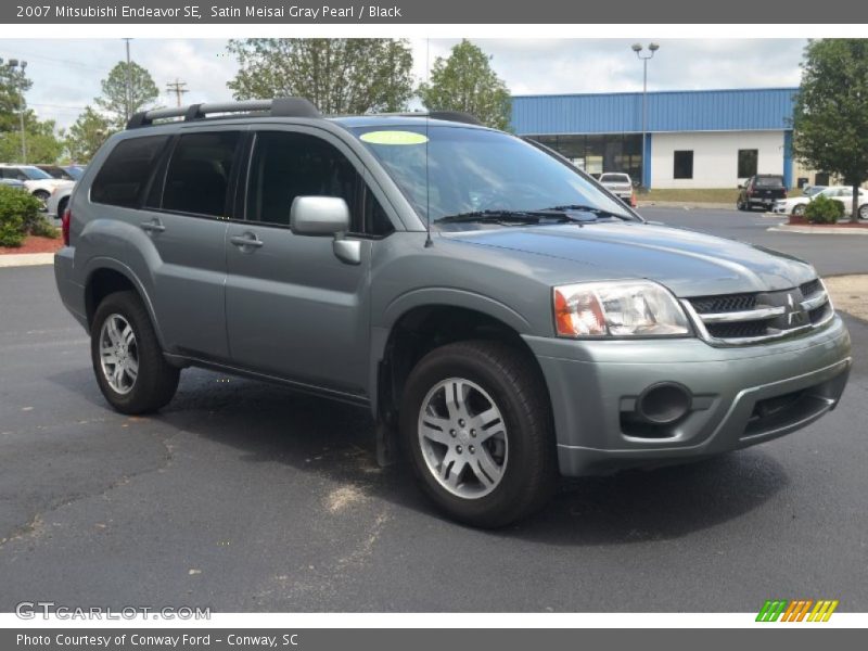 Satin Meisai Gray Pearl / Black 2007 Mitsubishi Endeavor SE