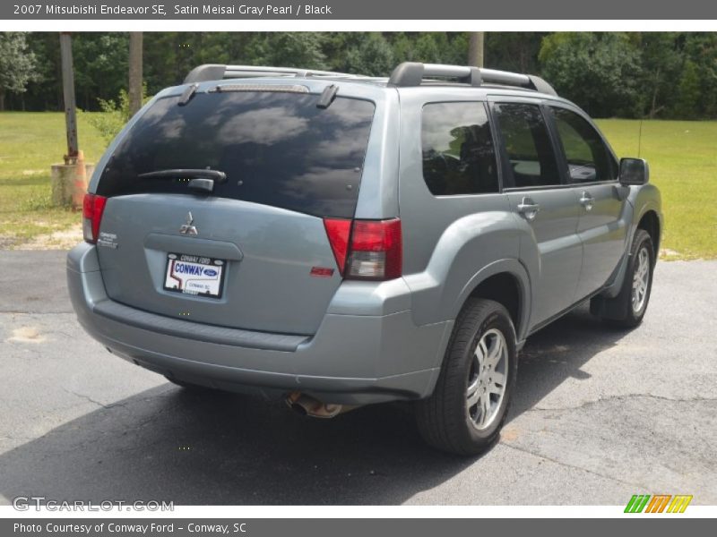 Satin Meisai Gray Pearl / Black 2007 Mitsubishi Endeavor SE