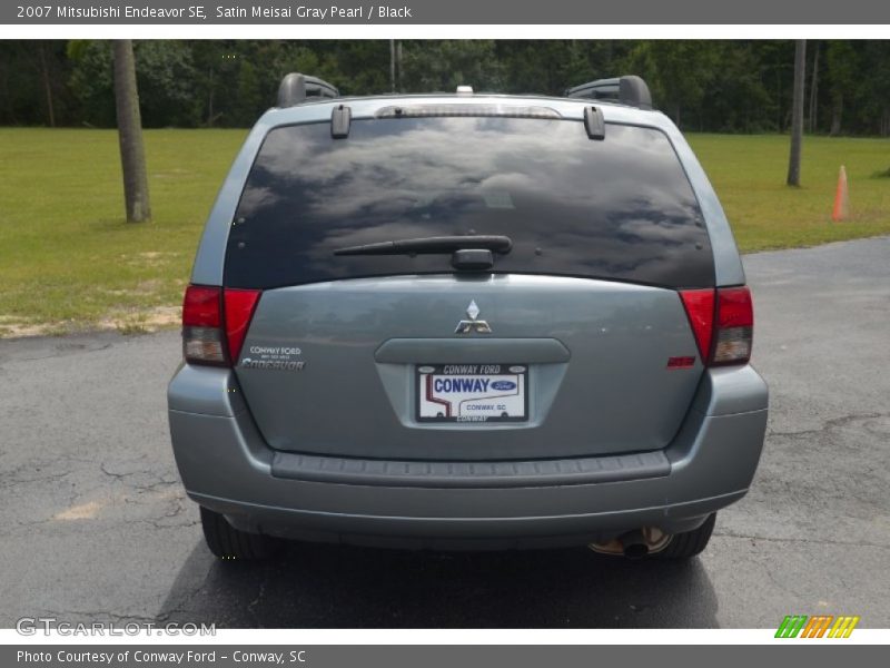 Satin Meisai Gray Pearl / Black 2007 Mitsubishi Endeavor SE