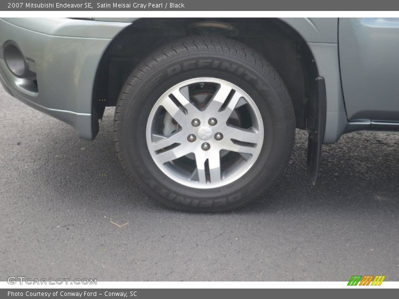 Satin Meisai Gray Pearl / Black 2007 Mitsubishi Endeavor SE