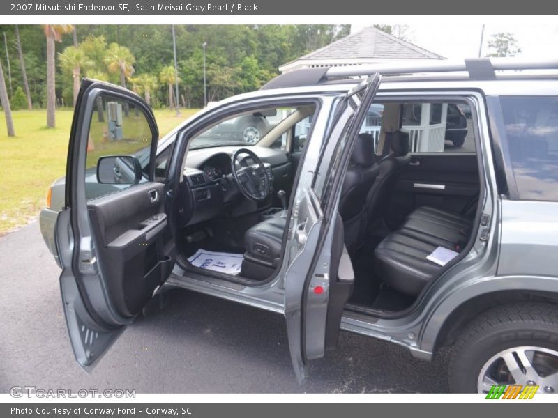 Satin Meisai Gray Pearl / Black 2007 Mitsubishi Endeavor SE