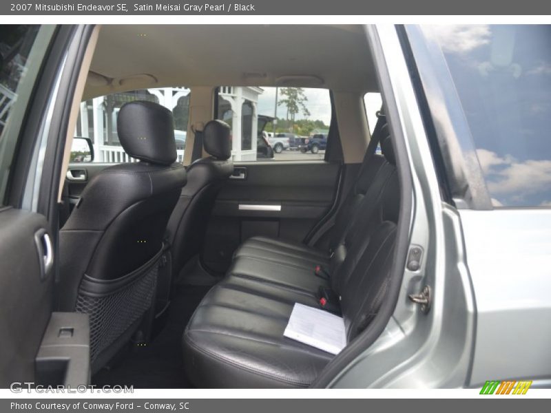 Satin Meisai Gray Pearl / Black 2007 Mitsubishi Endeavor SE