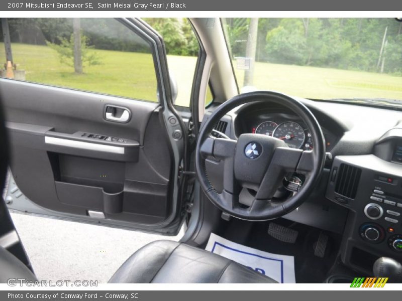 Satin Meisai Gray Pearl / Black 2007 Mitsubishi Endeavor SE