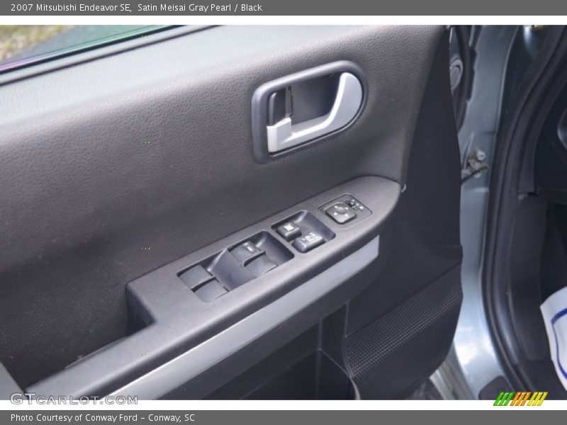 Satin Meisai Gray Pearl / Black 2007 Mitsubishi Endeavor SE