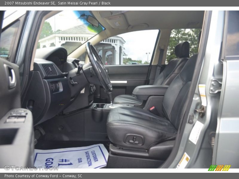 Satin Meisai Gray Pearl / Black 2007 Mitsubishi Endeavor SE