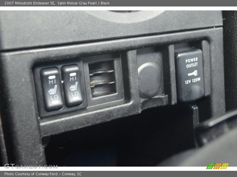 Satin Meisai Gray Pearl / Black 2007 Mitsubishi Endeavor SE