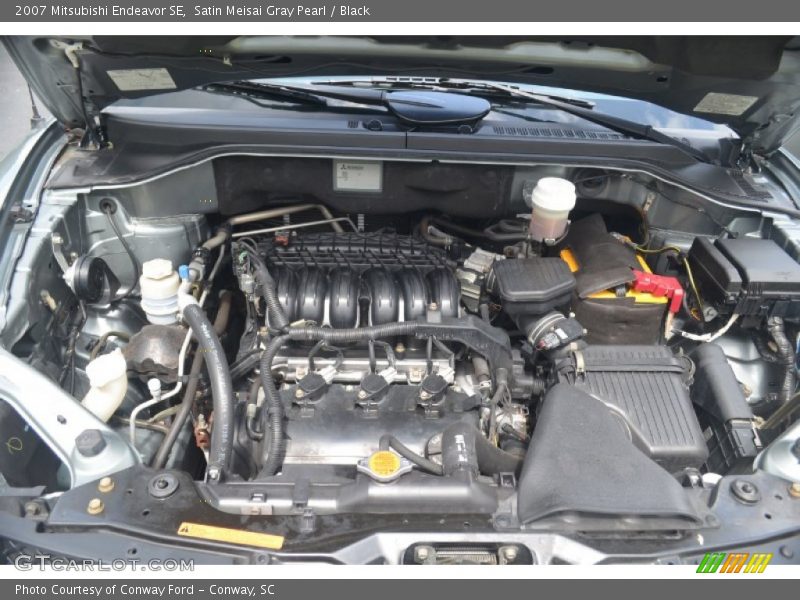 Satin Meisai Gray Pearl / Black 2007 Mitsubishi Endeavor SE