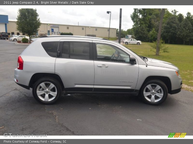 Bright Silver Metallic / Dark Slate Gray 2011 Jeep Compass 2.4