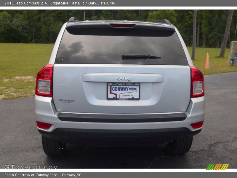 Bright Silver Metallic / Dark Slate Gray 2011 Jeep Compass 2.4
