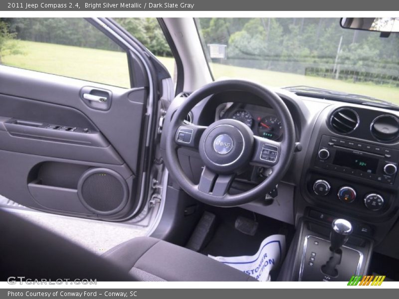 Bright Silver Metallic / Dark Slate Gray 2011 Jeep Compass 2.4