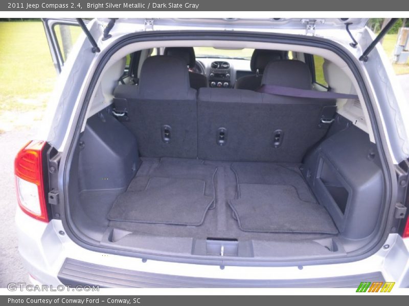 Bright Silver Metallic / Dark Slate Gray 2011 Jeep Compass 2.4