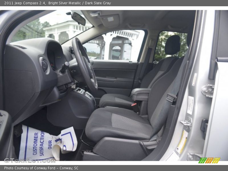 Bright Silver Metallic / Dark Slate Gray 2011 Jeep Compass 2.4