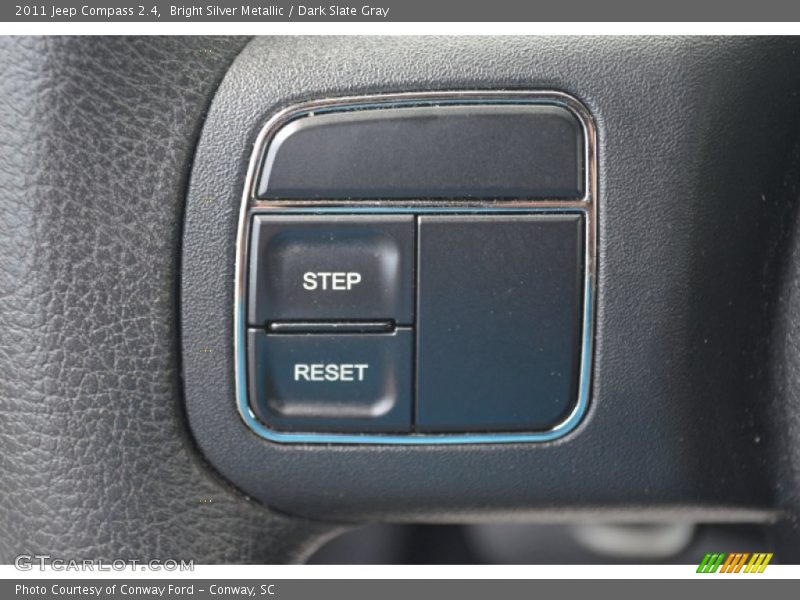 Bright Silver Metallic / Dark Slate Gray 2011 Jeep Compass 2.4