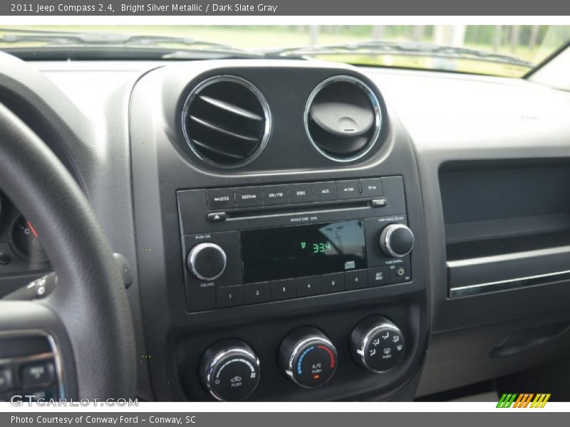 Bright Silver Metallic / Dark Slate Gray 2011 Jeep Compass 2.4