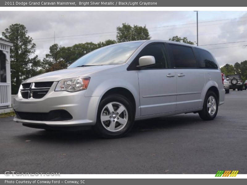 Bright Silver Metallic / Black/Light Graystone 2011 Dodge Grand Caravan Mainstreet