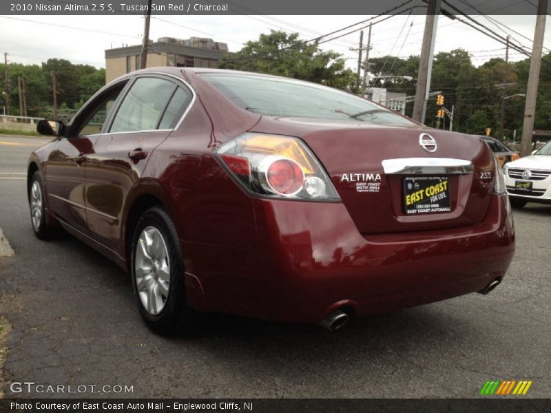 Tuscan Sun Red / Charcoal 2010 Nissan Altima 2.5 S