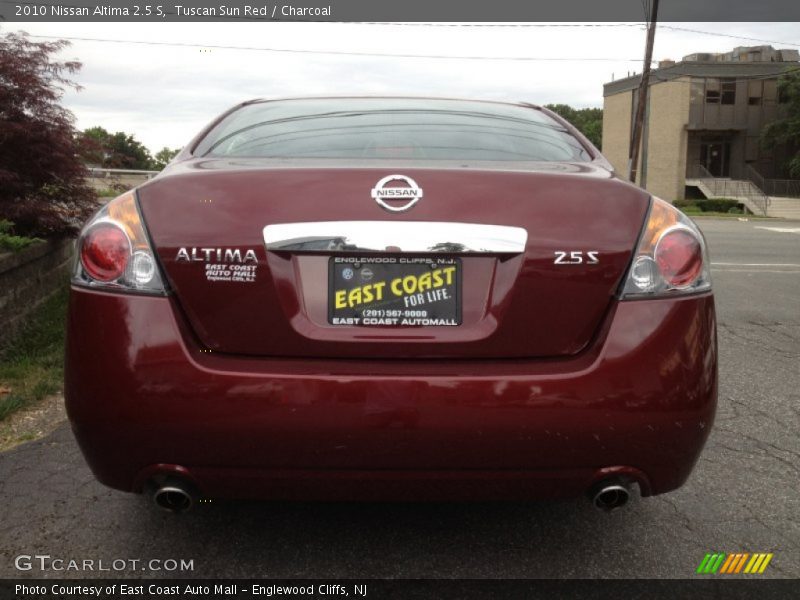 Tuscan Sun Red / Charcoal 2010 Nissan Altima 2.5 S