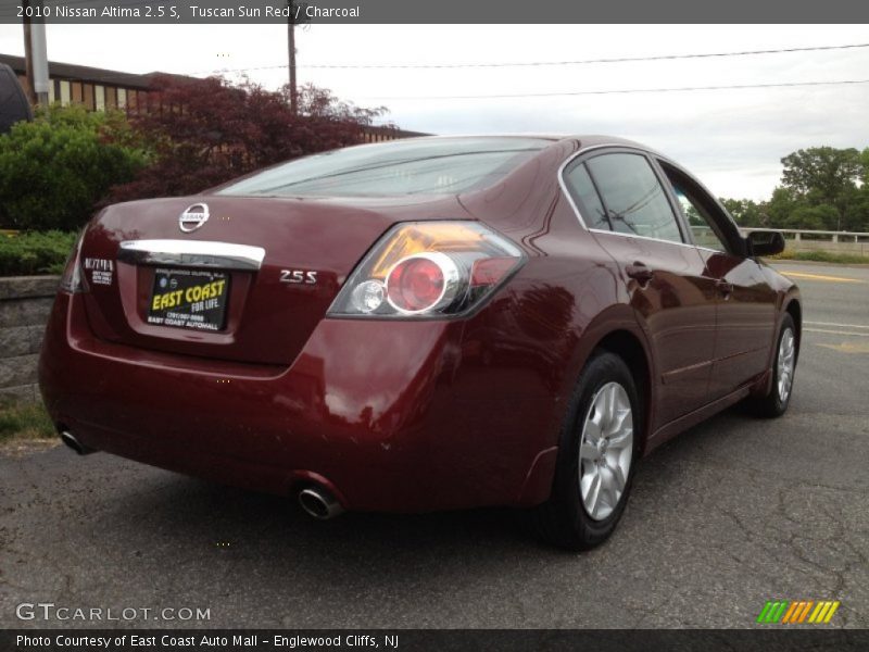 Tuscan Sun Red / Charcoal 2010 Nissan Altima 2.5 S
