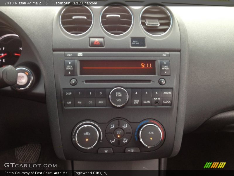 Controls of 2010 Altima 2.5 S