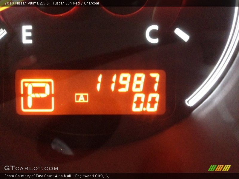 Tuscan Sun Red / Charcoal 2010 Nissan Altima 2.5 S