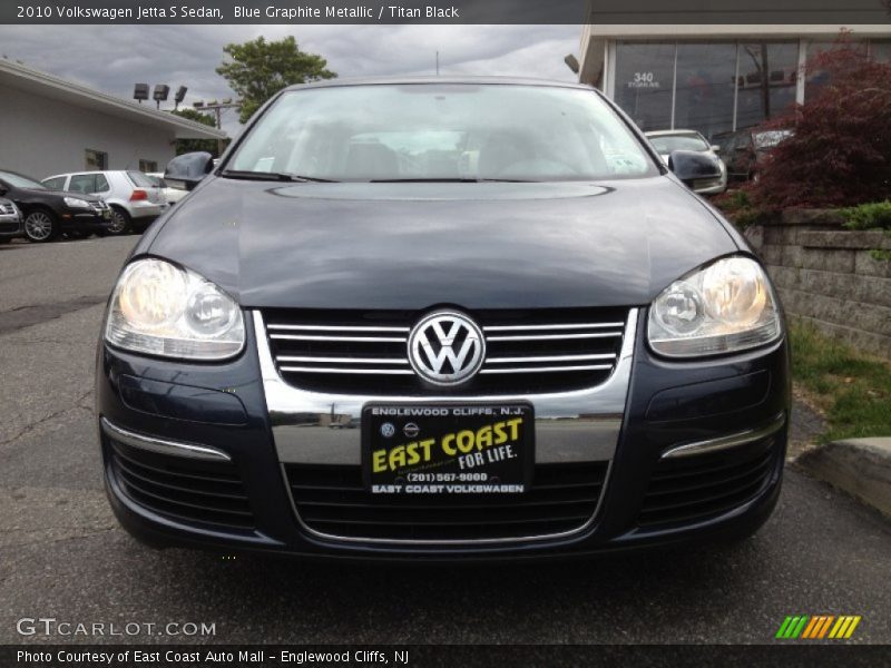 Blue Graphite Metallic / Titan Black 2010 Volkswagen Jetta S Sedan