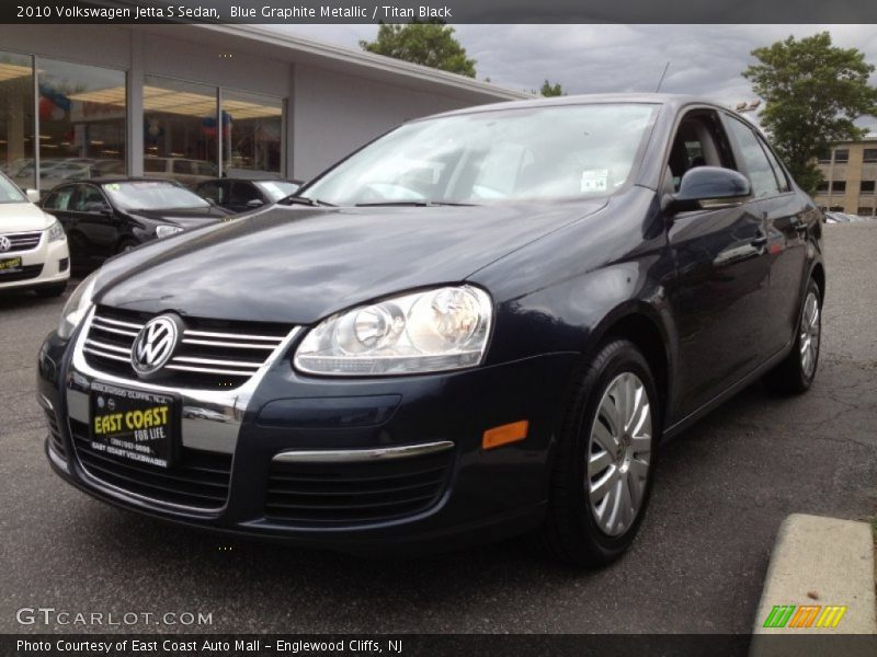Blue Graphite Metallic / Titan Black 2010 Volkswagen Jetta S Sedan