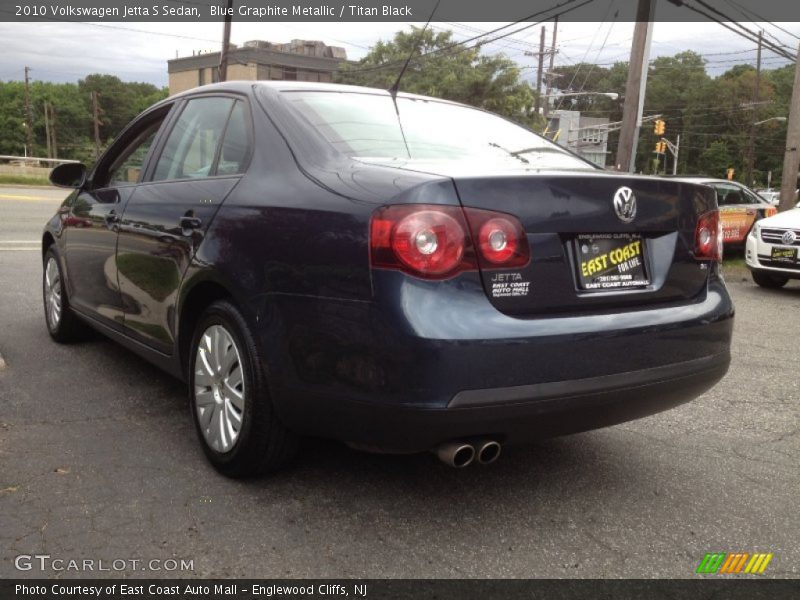 Blue Graphite Metallic / Titan Black 2010 Volkswagen Jetta S Sedan