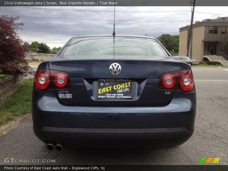 Blue Graphite Metallic / Titan Black 2010 Volkswagen Jetta S Sedan
