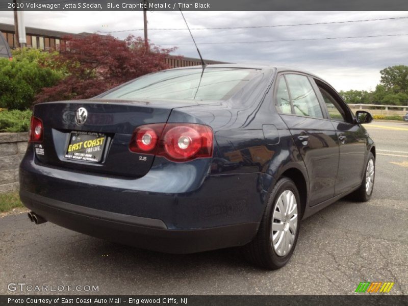 Blue Graphite Metallic / Titan Black 2010 Volkswagen Jetta S Sedan