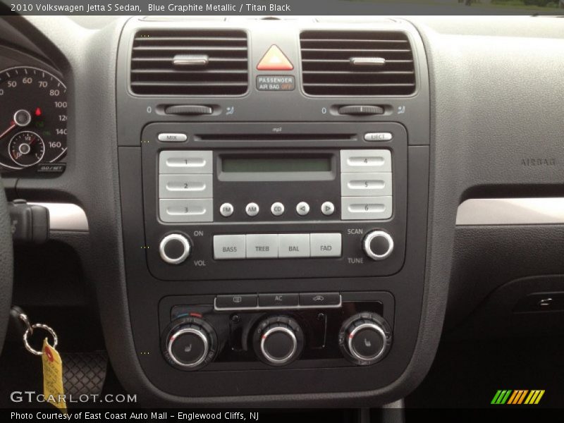 Blue Graphite Metallic / Titan Black 2010 Volkswagen Jetta S Sedan