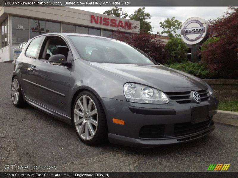 United Grey Metallic / Anthracite Black 2008 Volkswagen Rabbit 2 Door