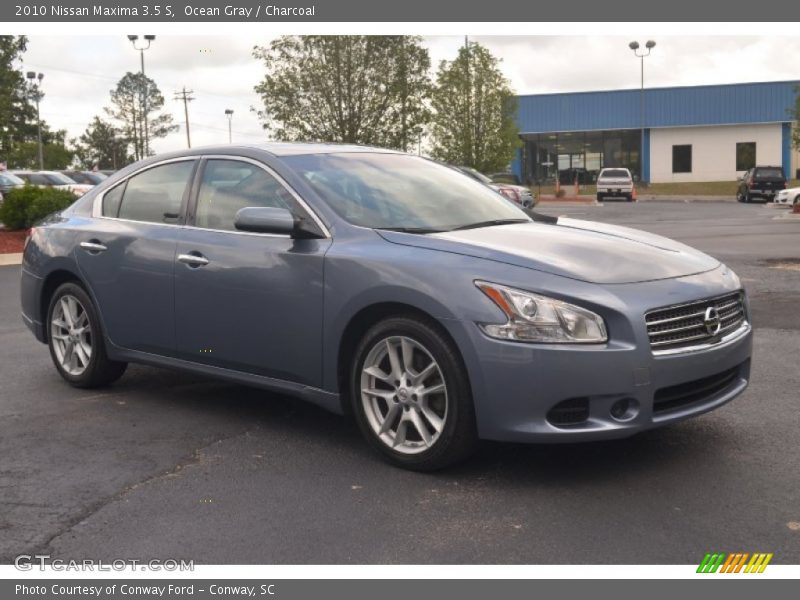 Ocean Gray / Charcoal 2010 Nissan Maxima 3.5 S