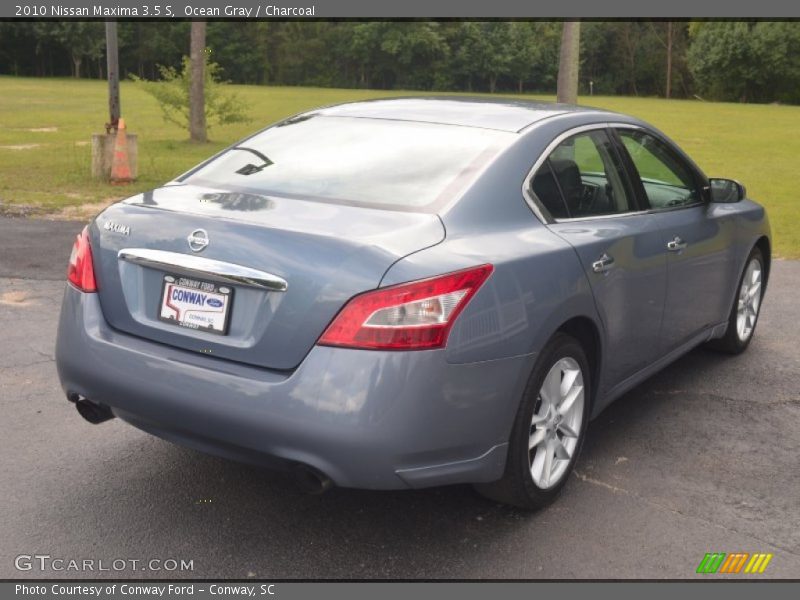 Ocean Gray / Charcoal 2010 Nissan Maxima 3.5 S