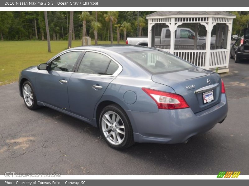 Ocean Gray / Charcoal 2010 Nissan Maxima 3.5 S