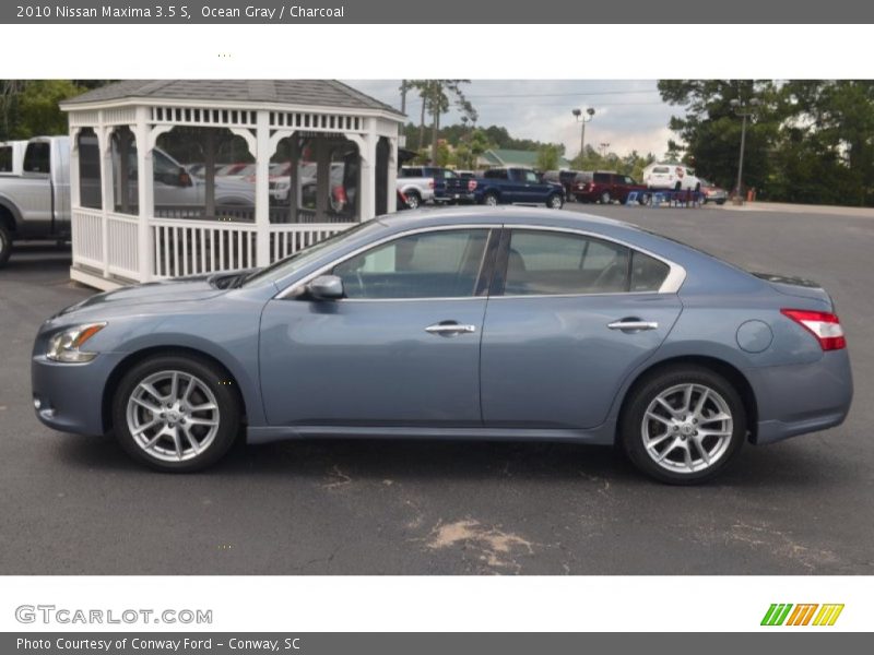 Ocean Gray / Charcoal 2010 Nissan Maxima 3.5 S